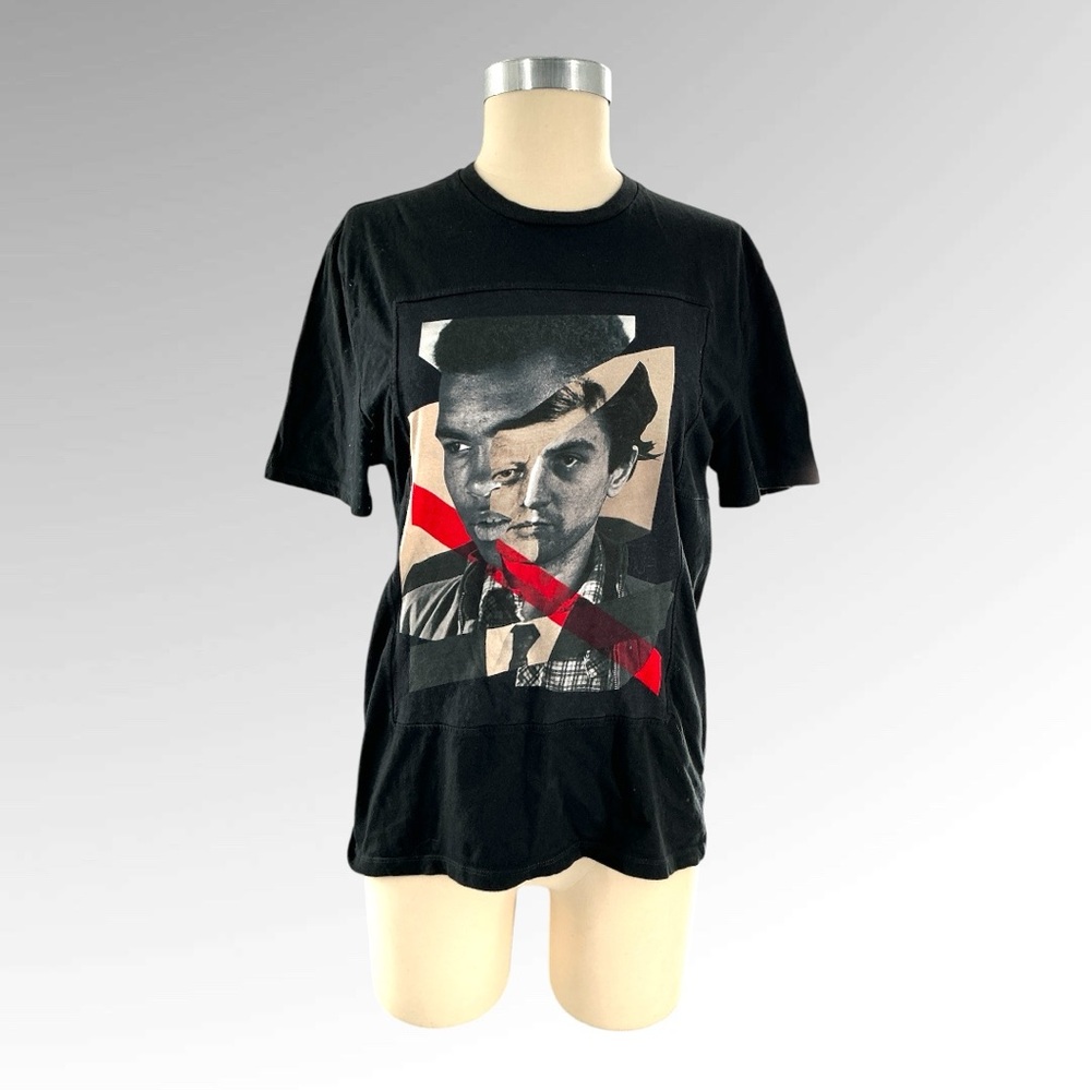 Neil Barrett Graphic Black T-Shirt Sz. M